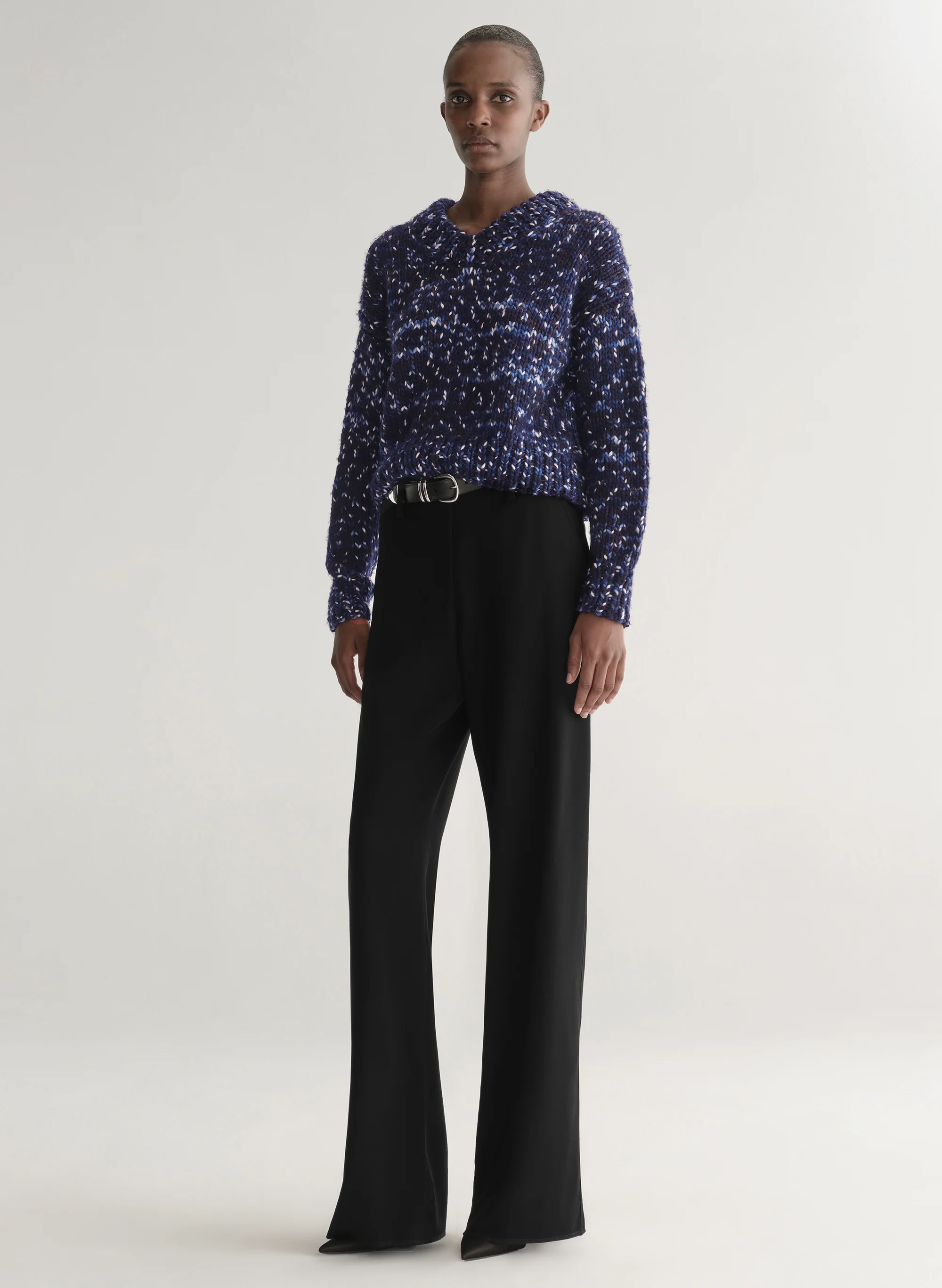 Micah Marled Merino Sweater - Image 5