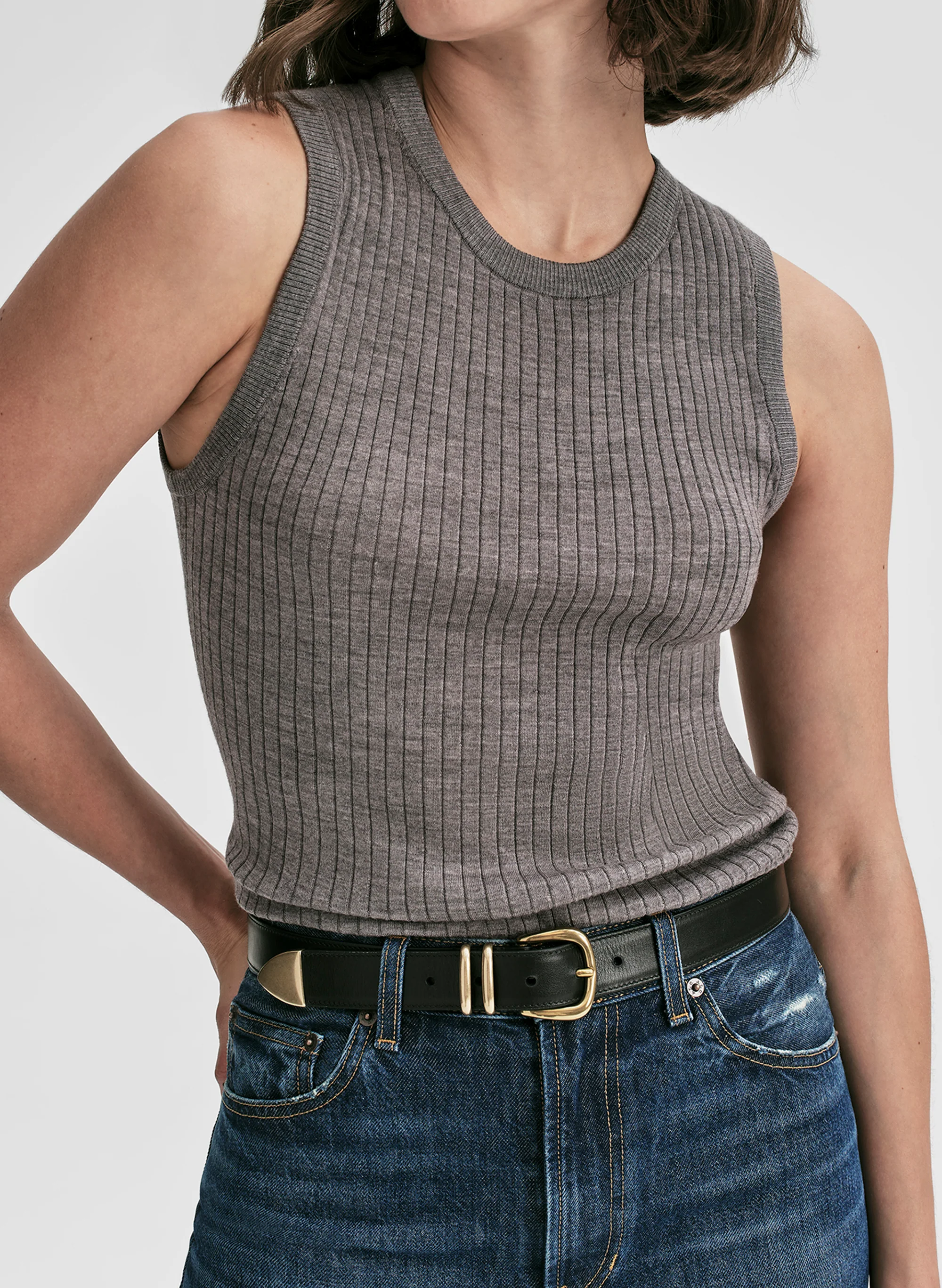 Mick Fine Merino Knit Top - Image 2