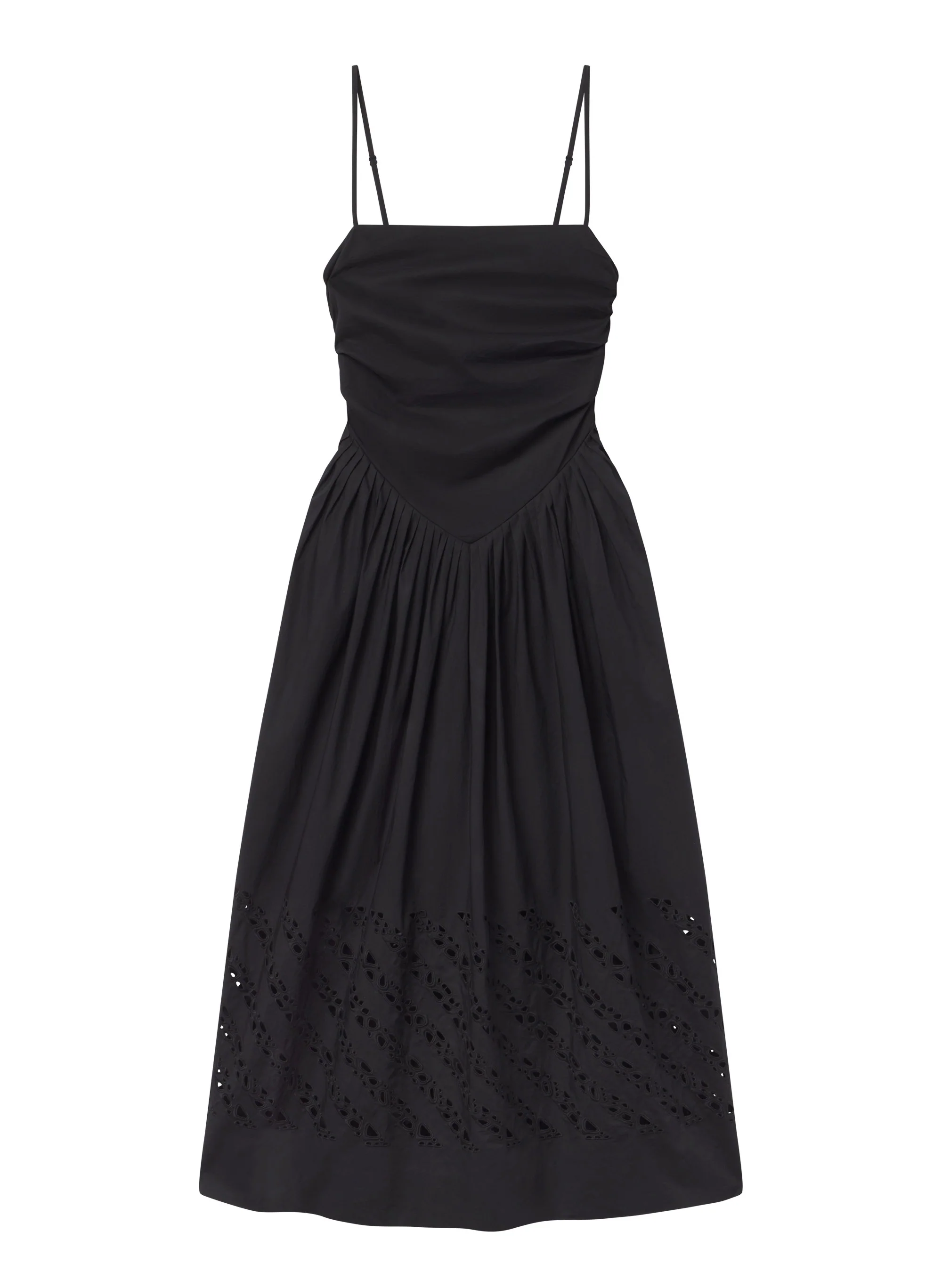 Mika Embroidered Cotton Midi Dress - Image 7