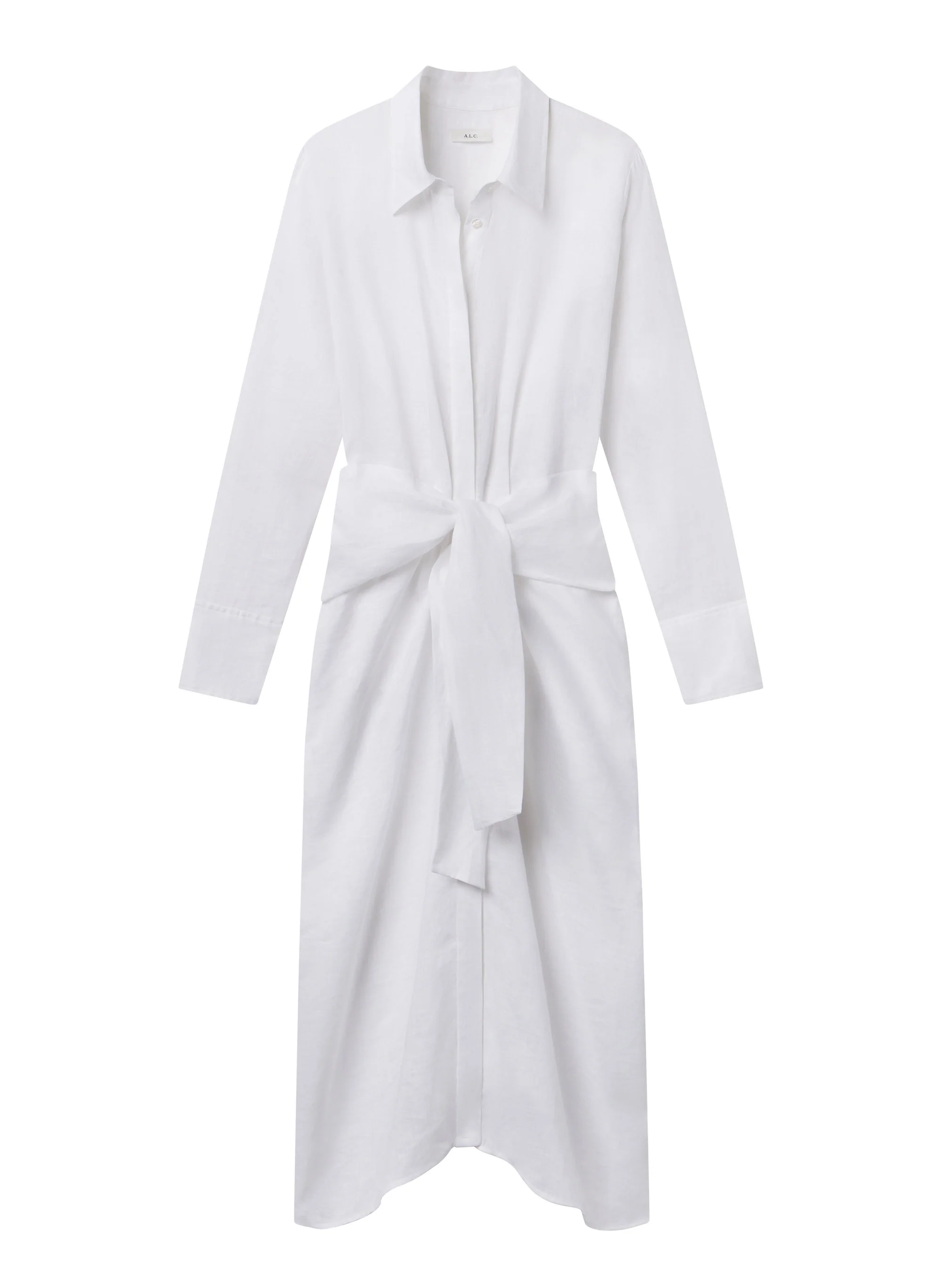 Mila Linen Midi Shirtdress - Image 6