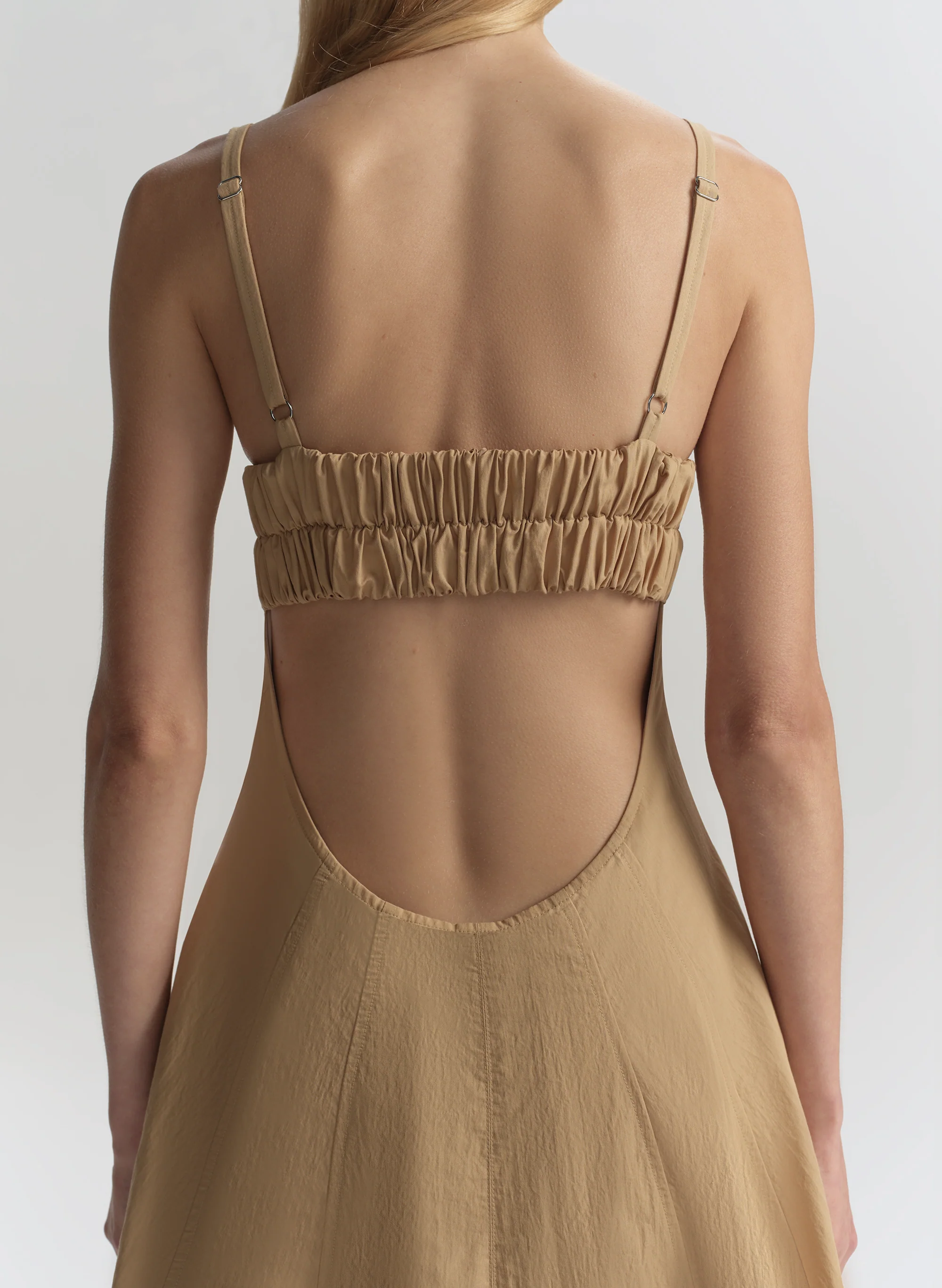 Nina Cotton Nylon Midi Dress - Image 2