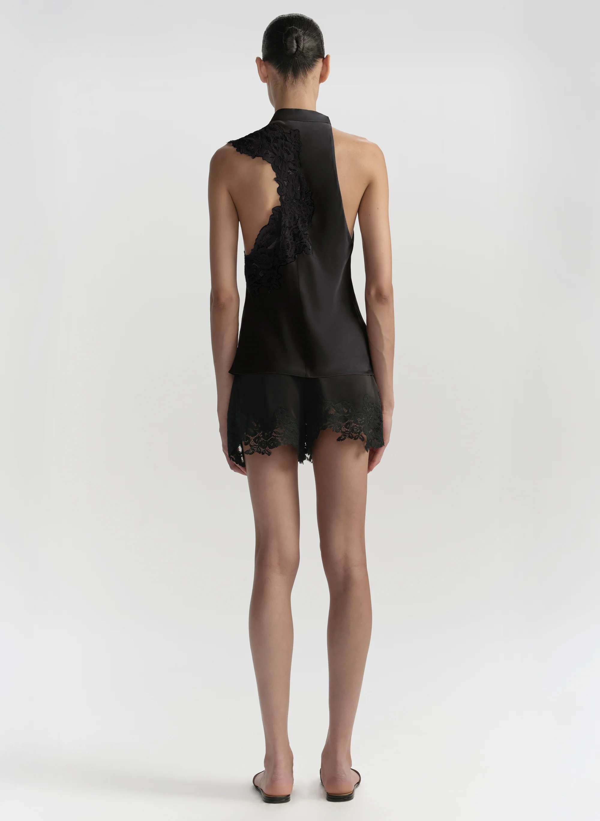 Pipa Satin and Lace Short - Image 5