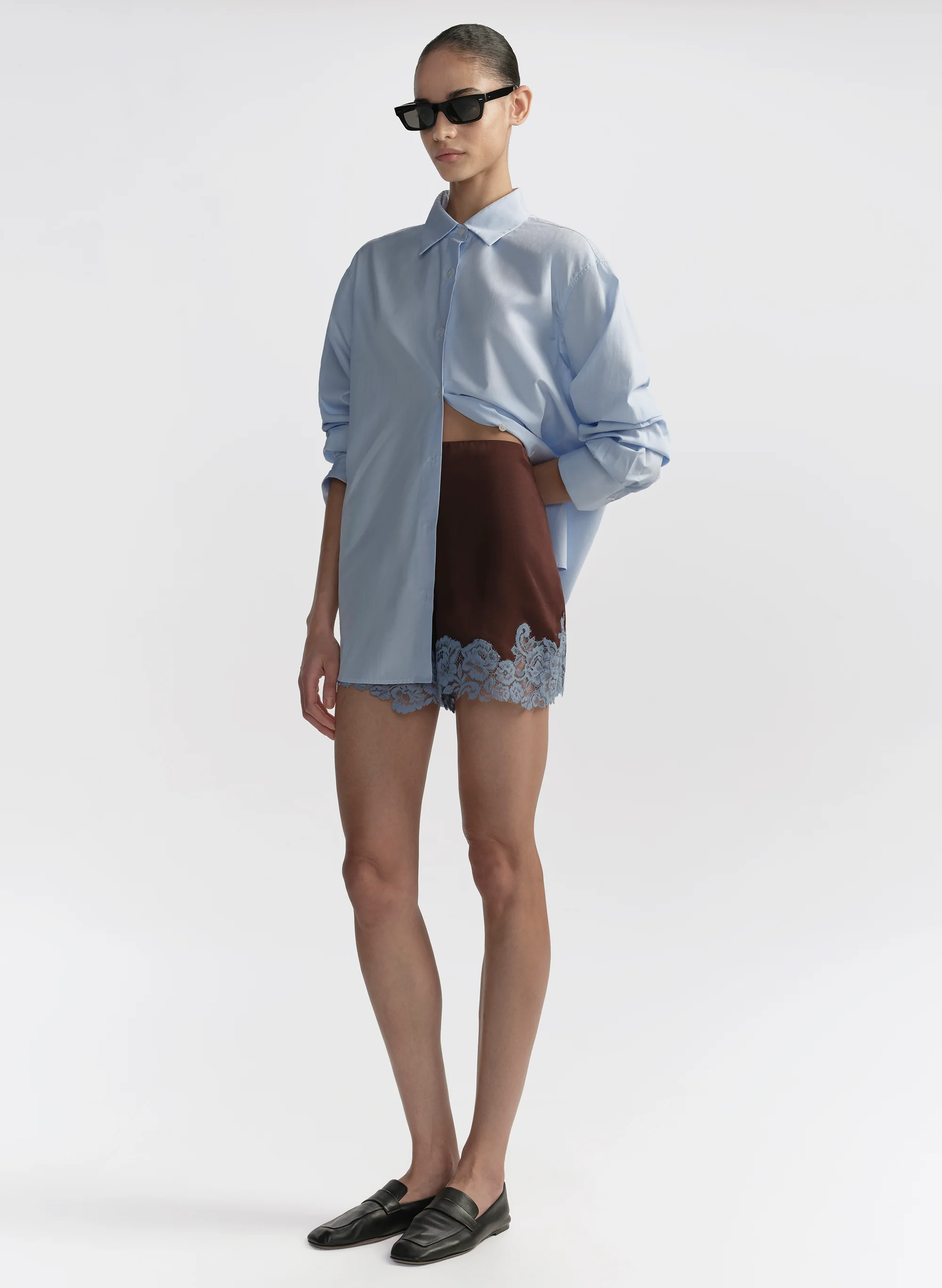 Pipa Satin and Lace Short - Image 4