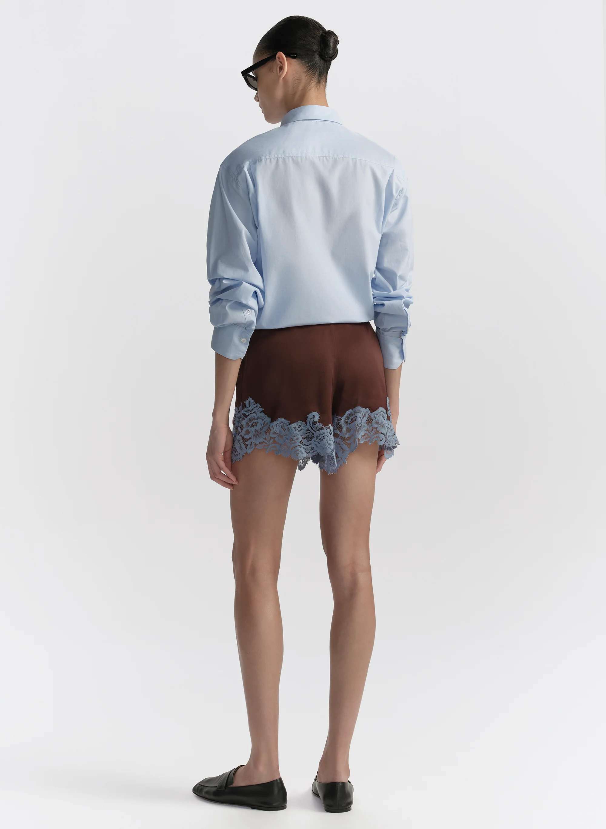 Pipa Satin and Lace Short - Image 5