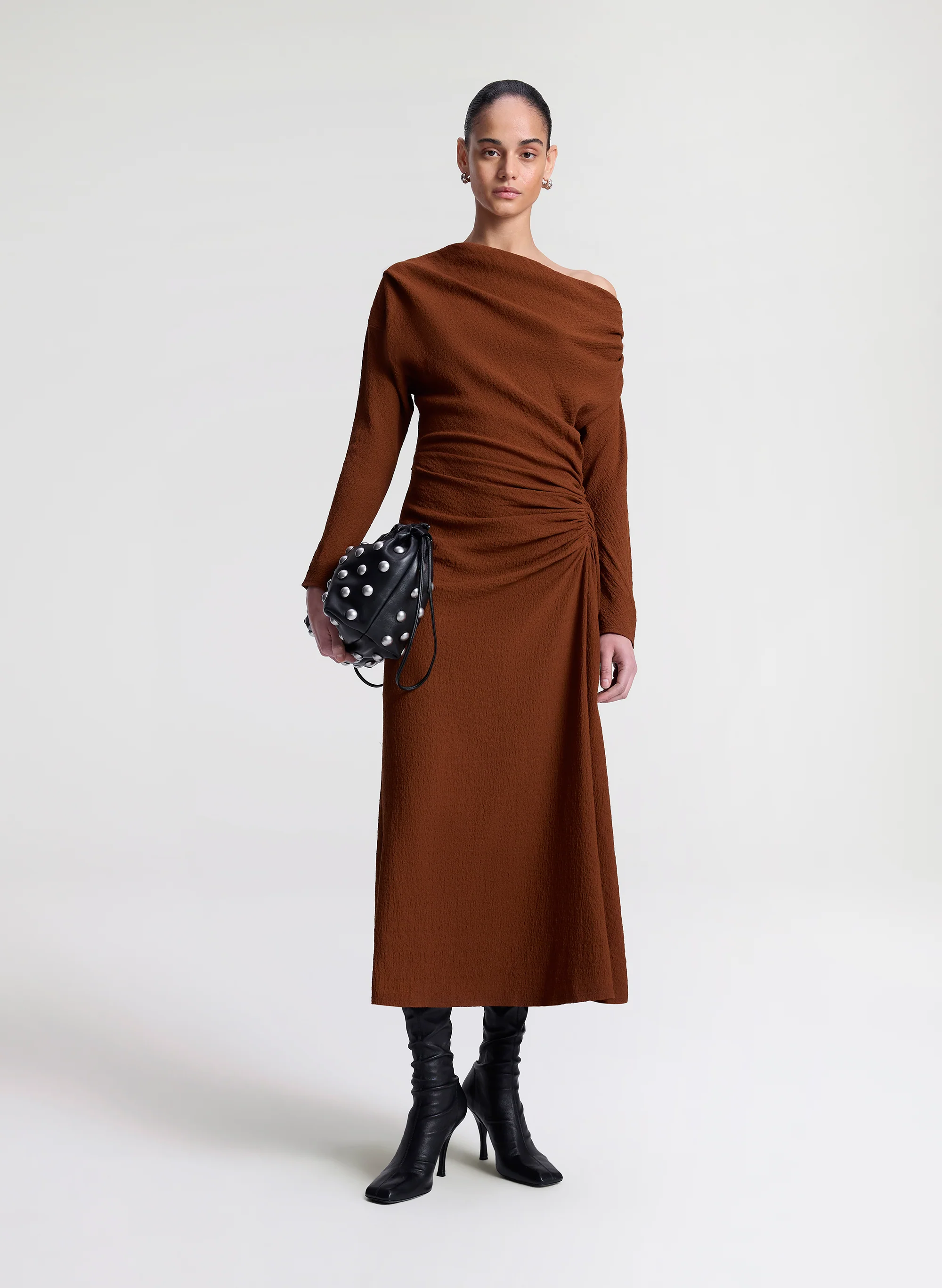 Piper Textured Crepe Dress