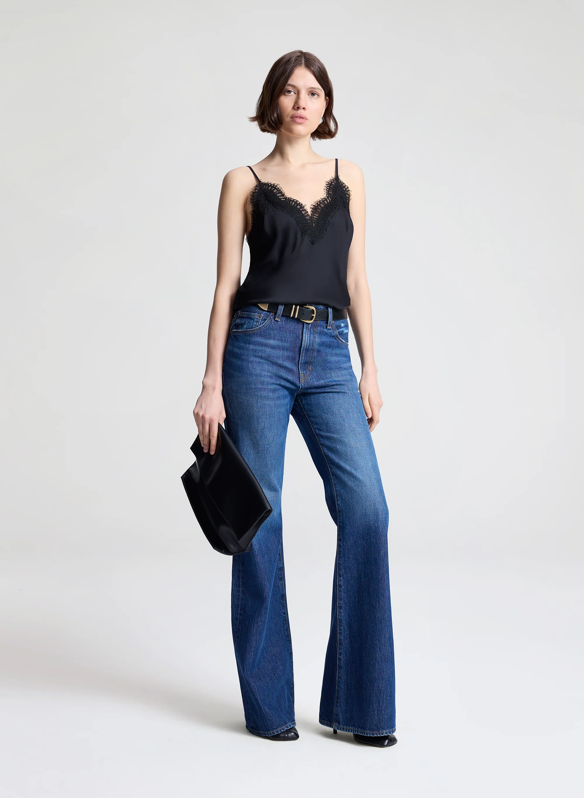 Presley Satin and Lace Camisole Top - Image 3