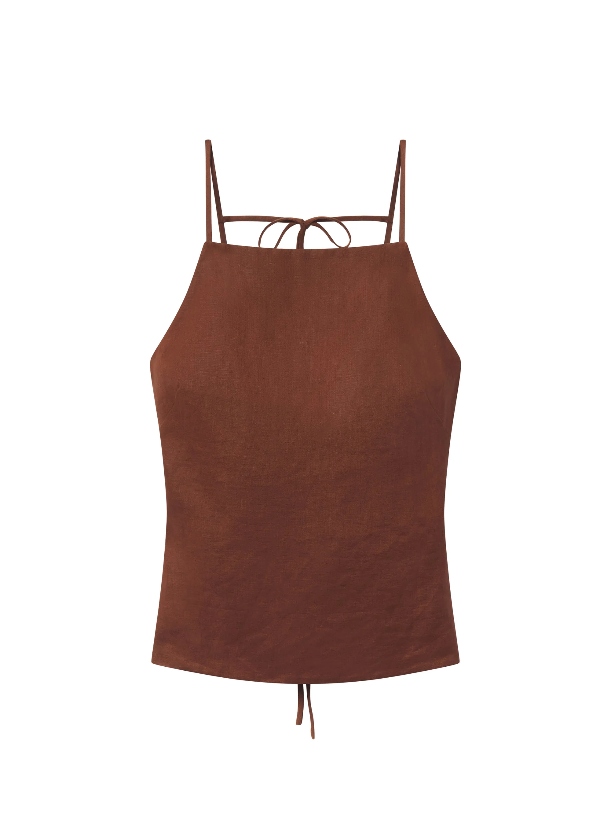 Reese Tie-Back Linen Top - Image 7