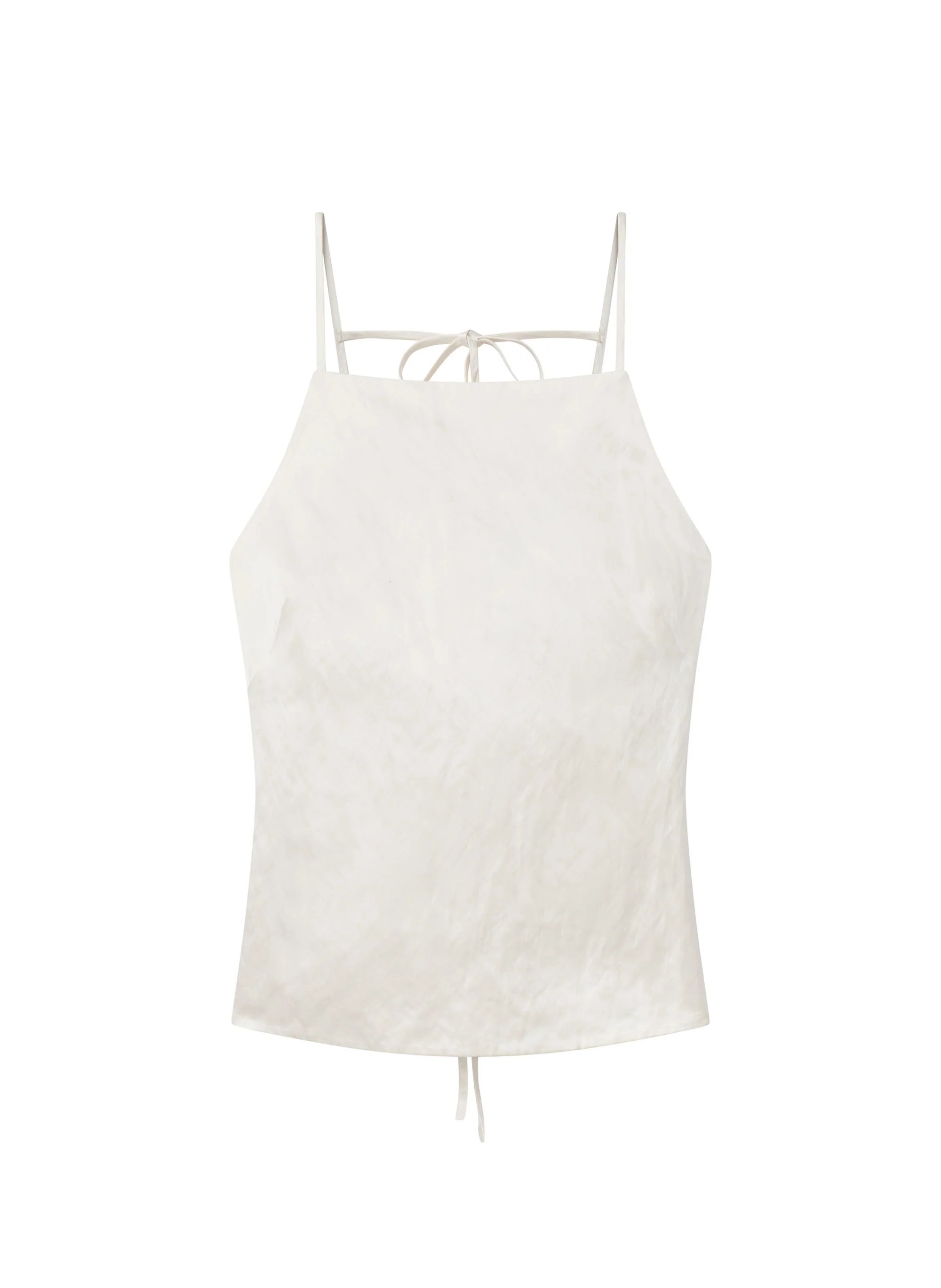 Reese Tie-Back Satin Top - Image 7