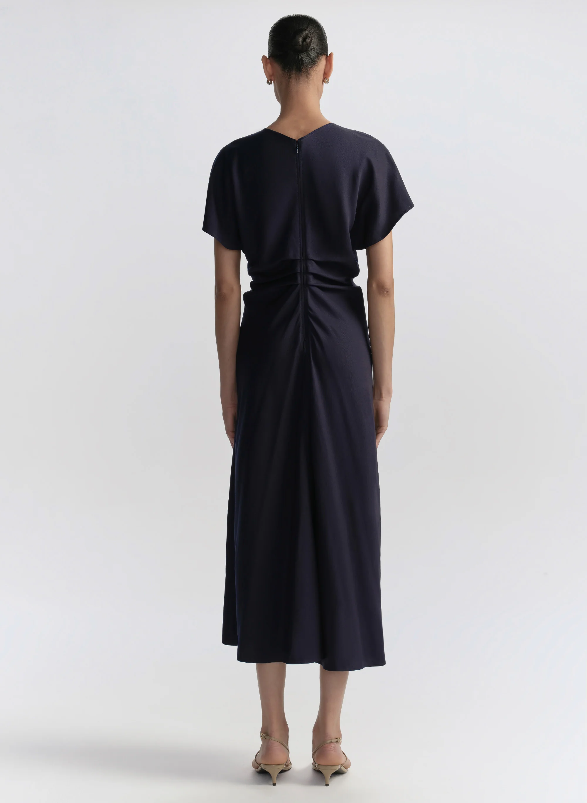 Rem Ruched Midi Dress - Image 6