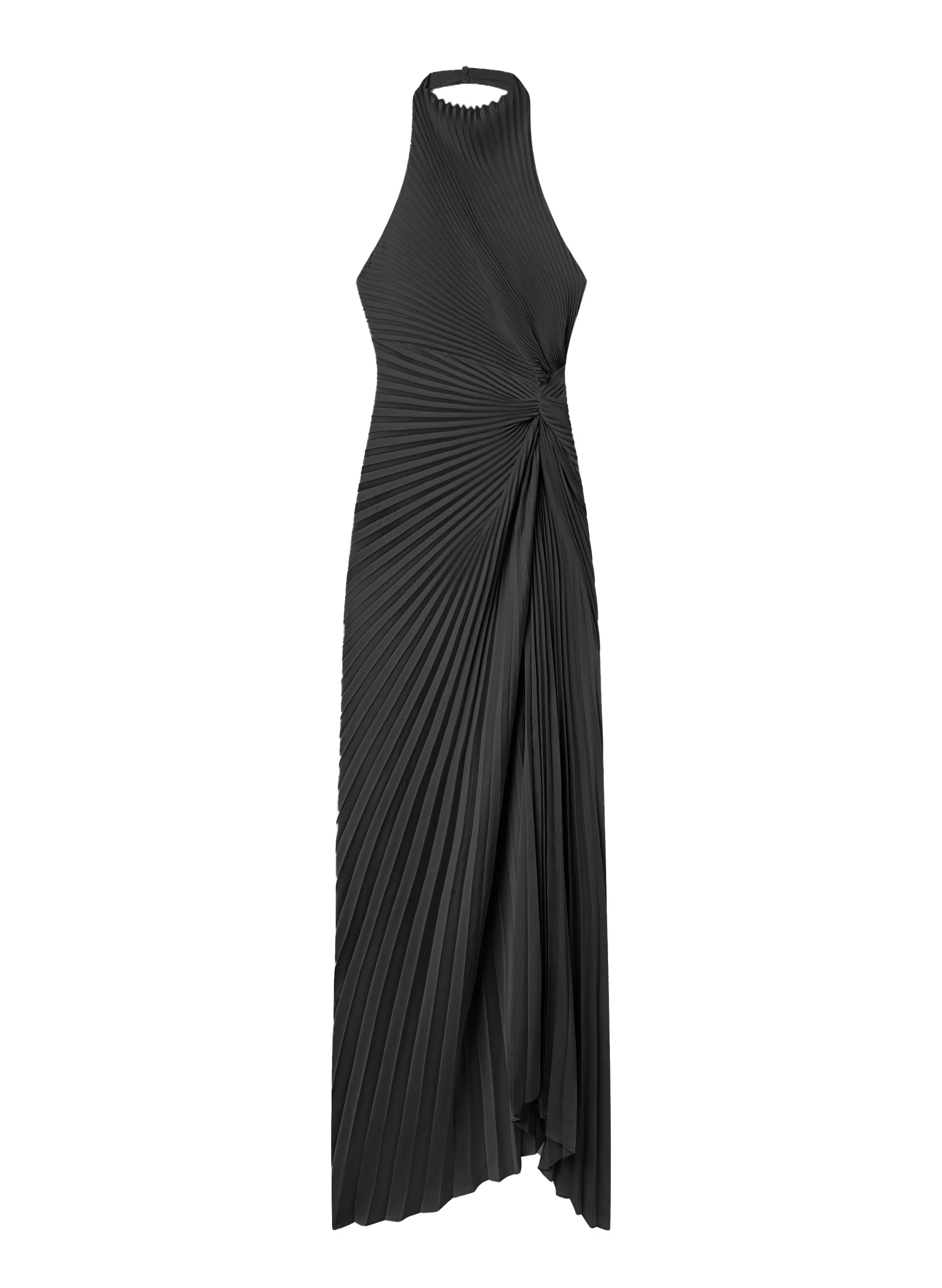 Romy Pleated Satin Gown - Image 6