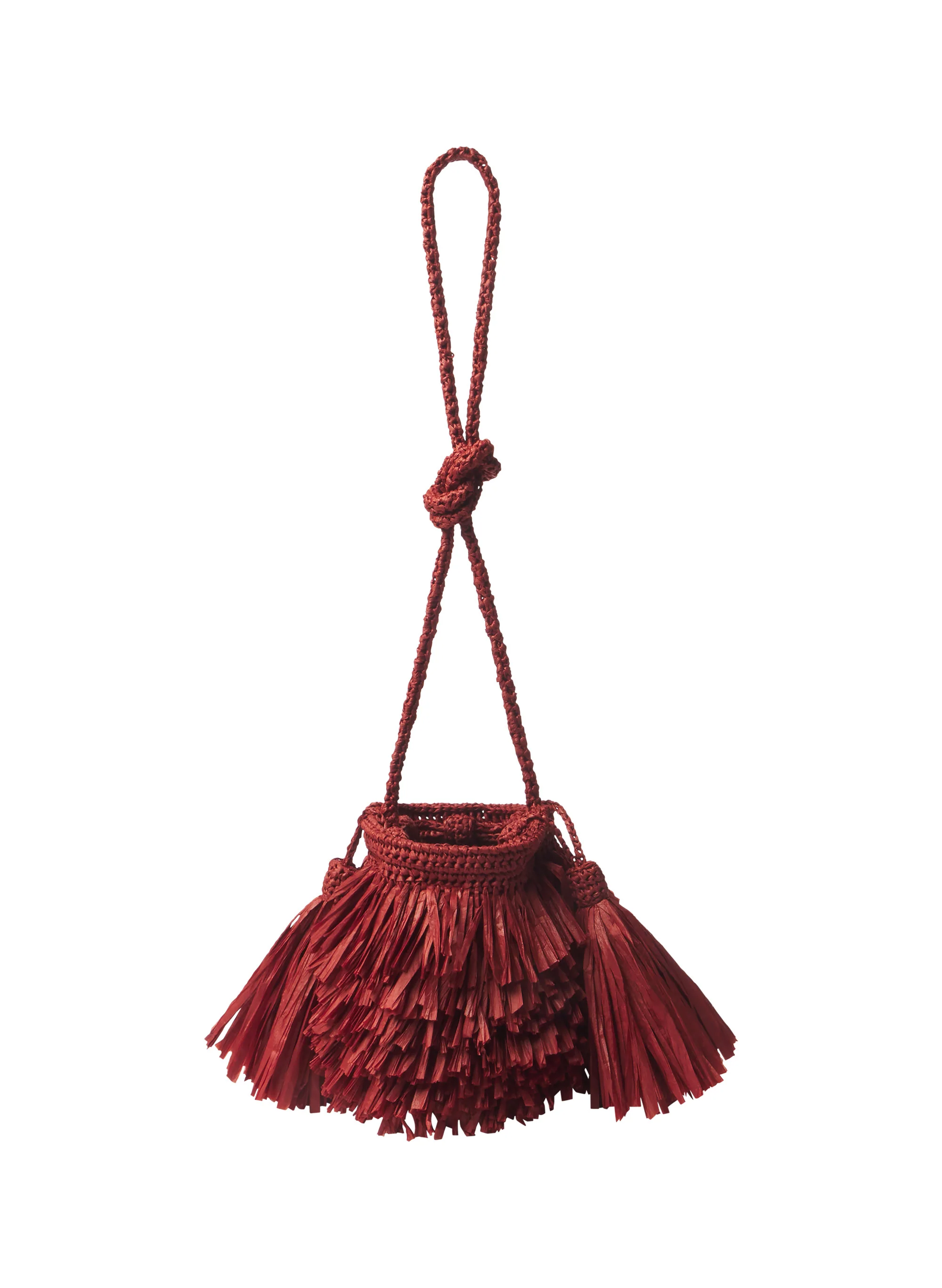 Sasha Raffia Bucket Bag - Image 4