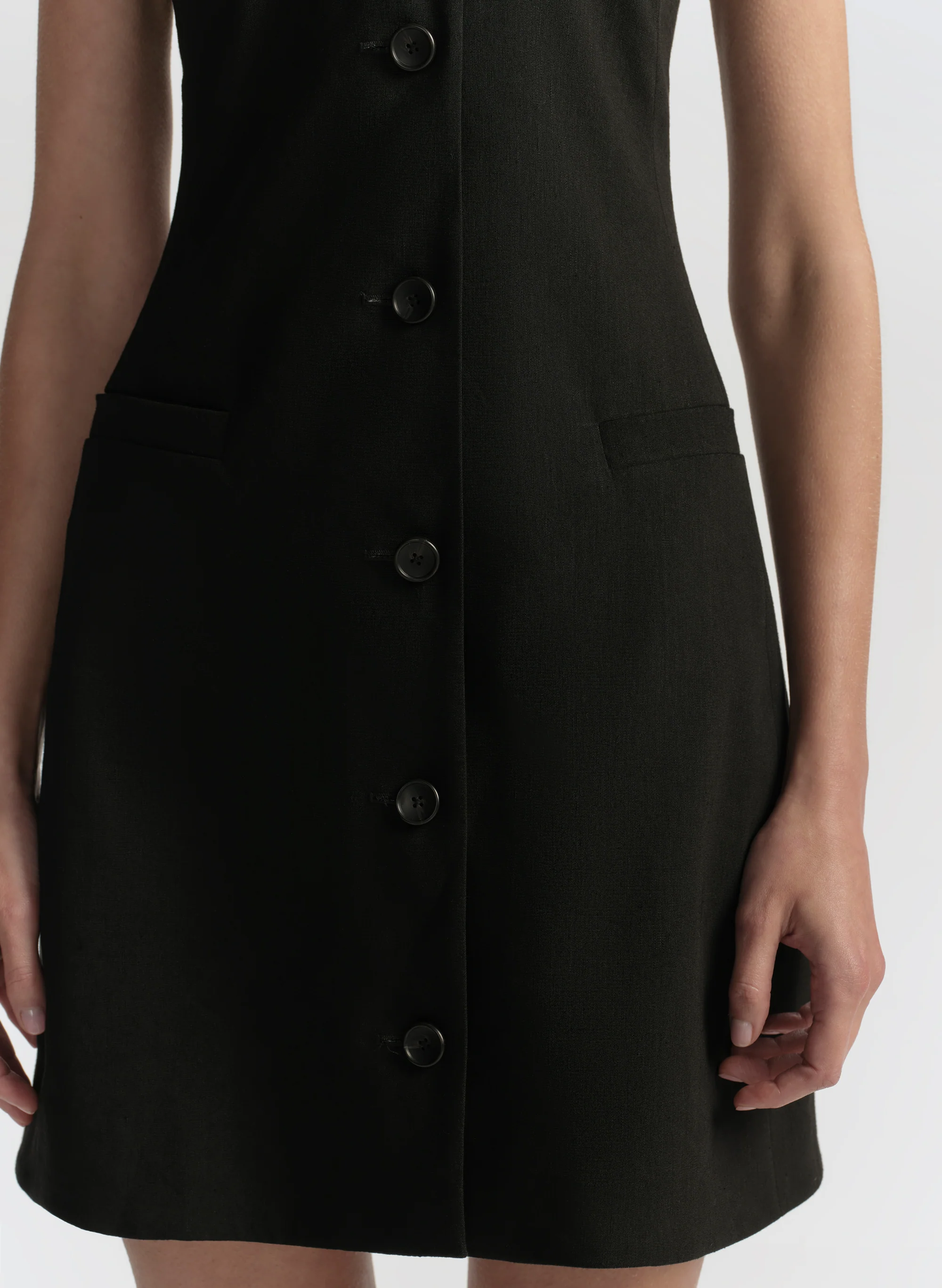 Suri Linen Mini Dress - Image 2