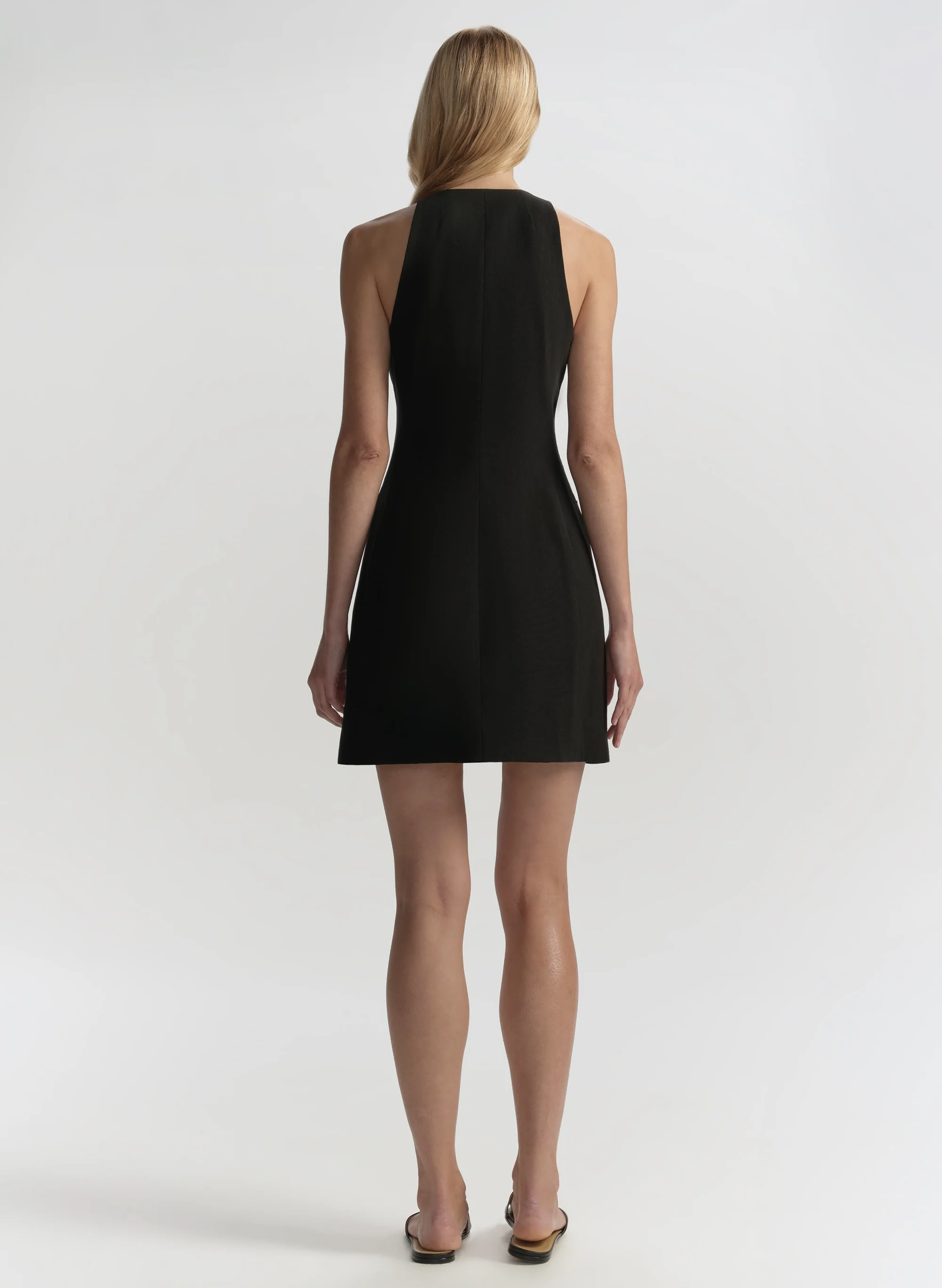 Suri Linen Mini Dress - Image 5