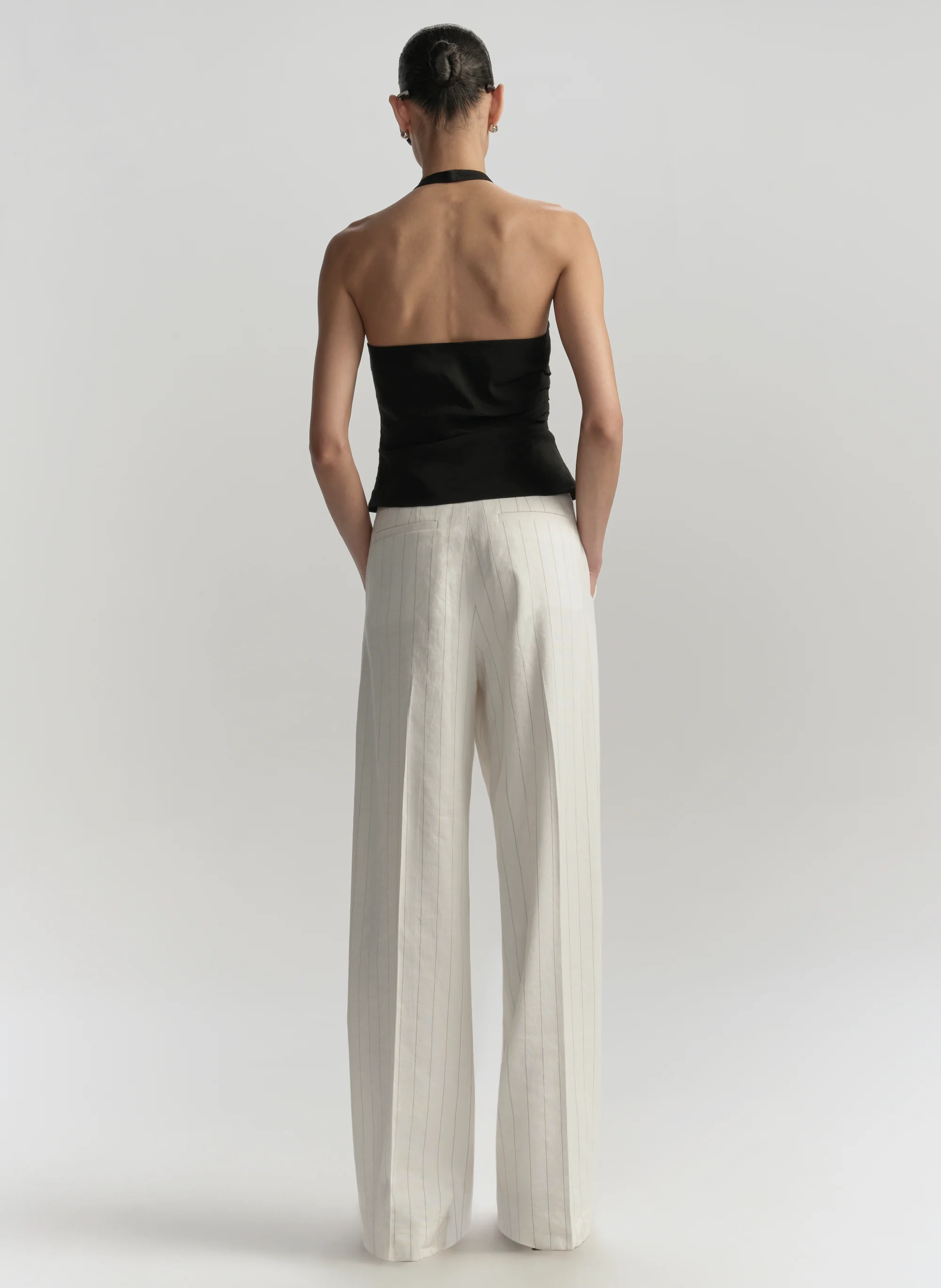 Sylvie Linen Halter Top - Image 5