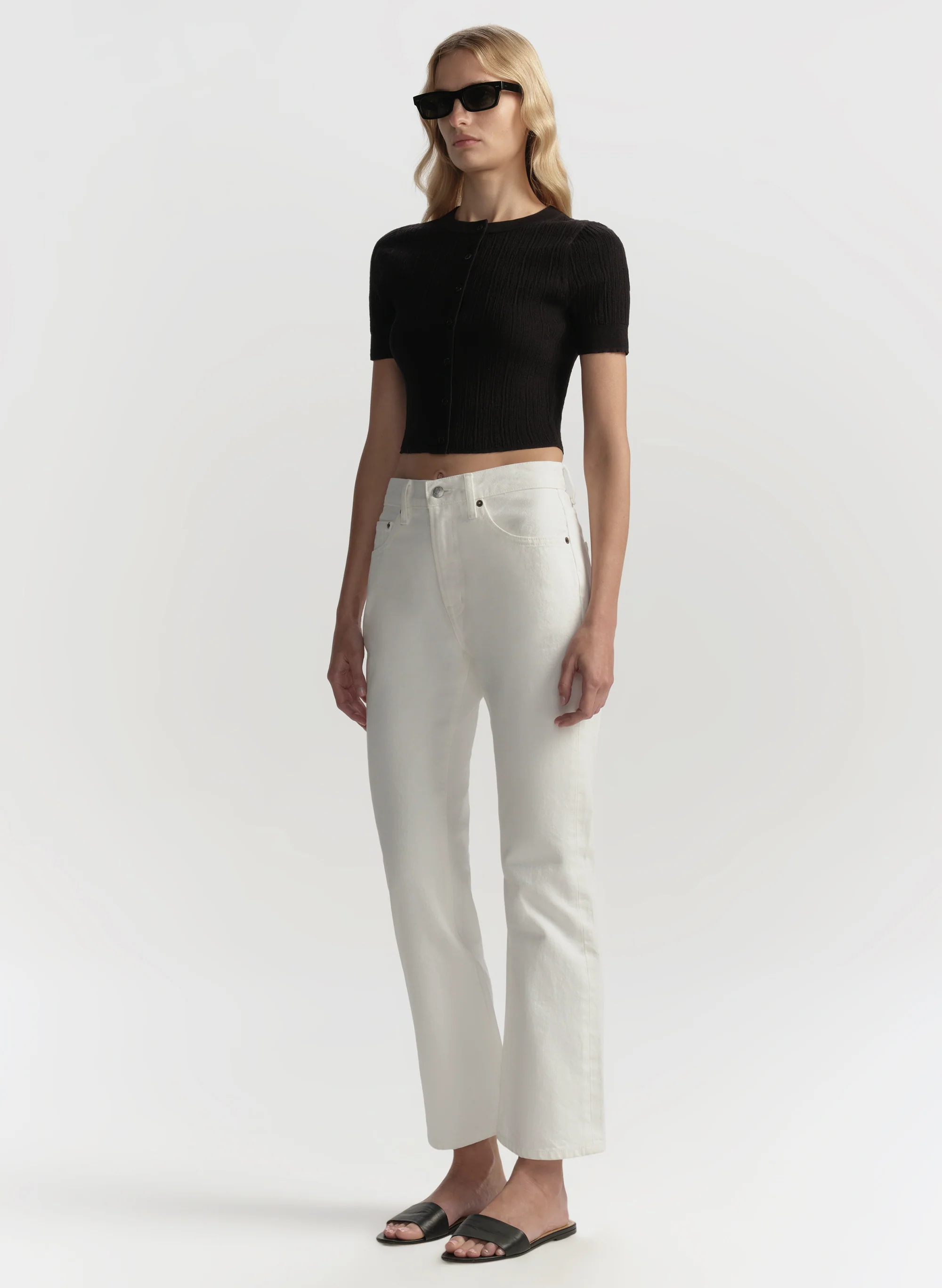 The 009 Cropped Flare Jean - Image 4