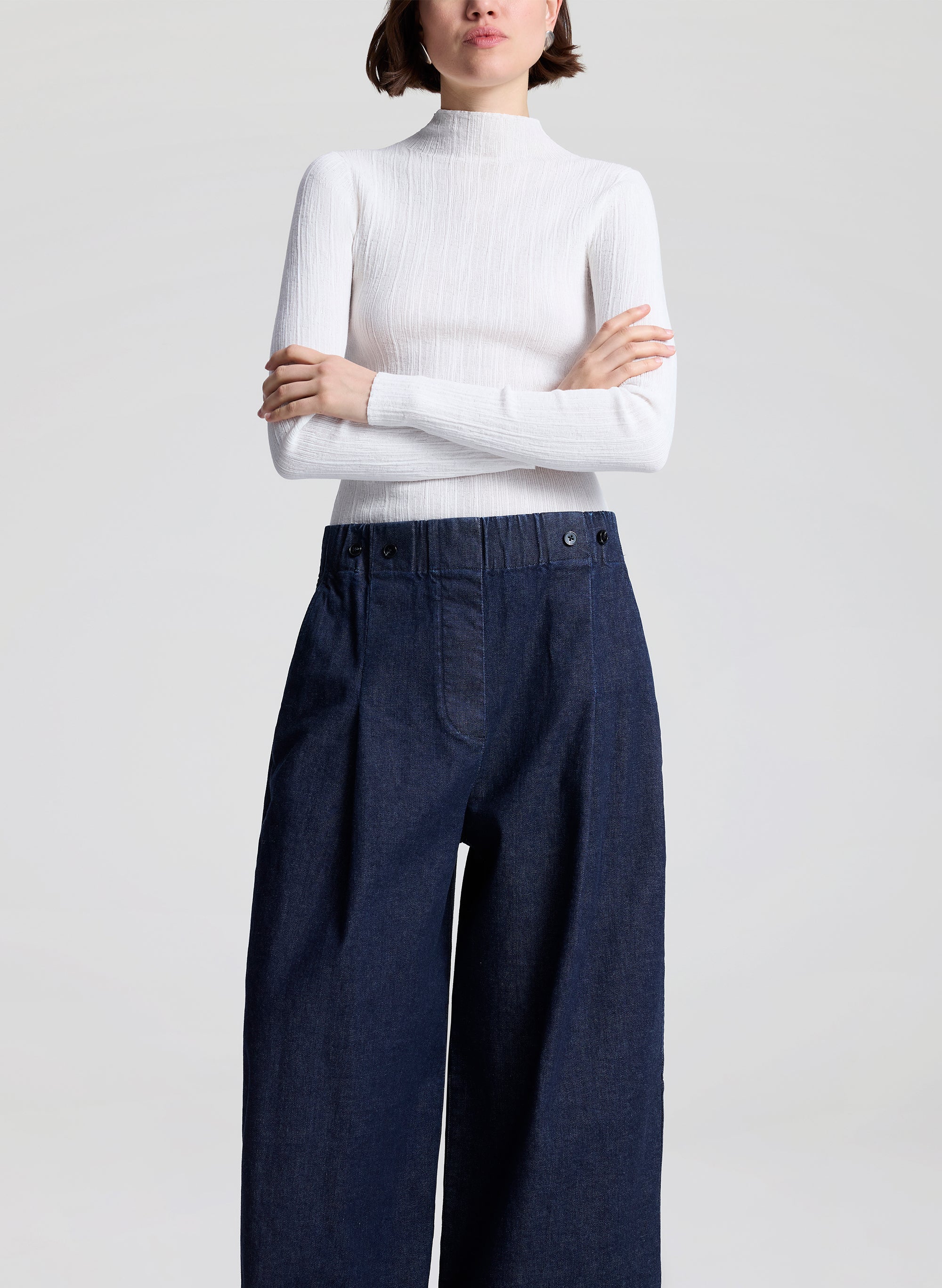 The 213 Wide Leg Denim Pant - Image 2