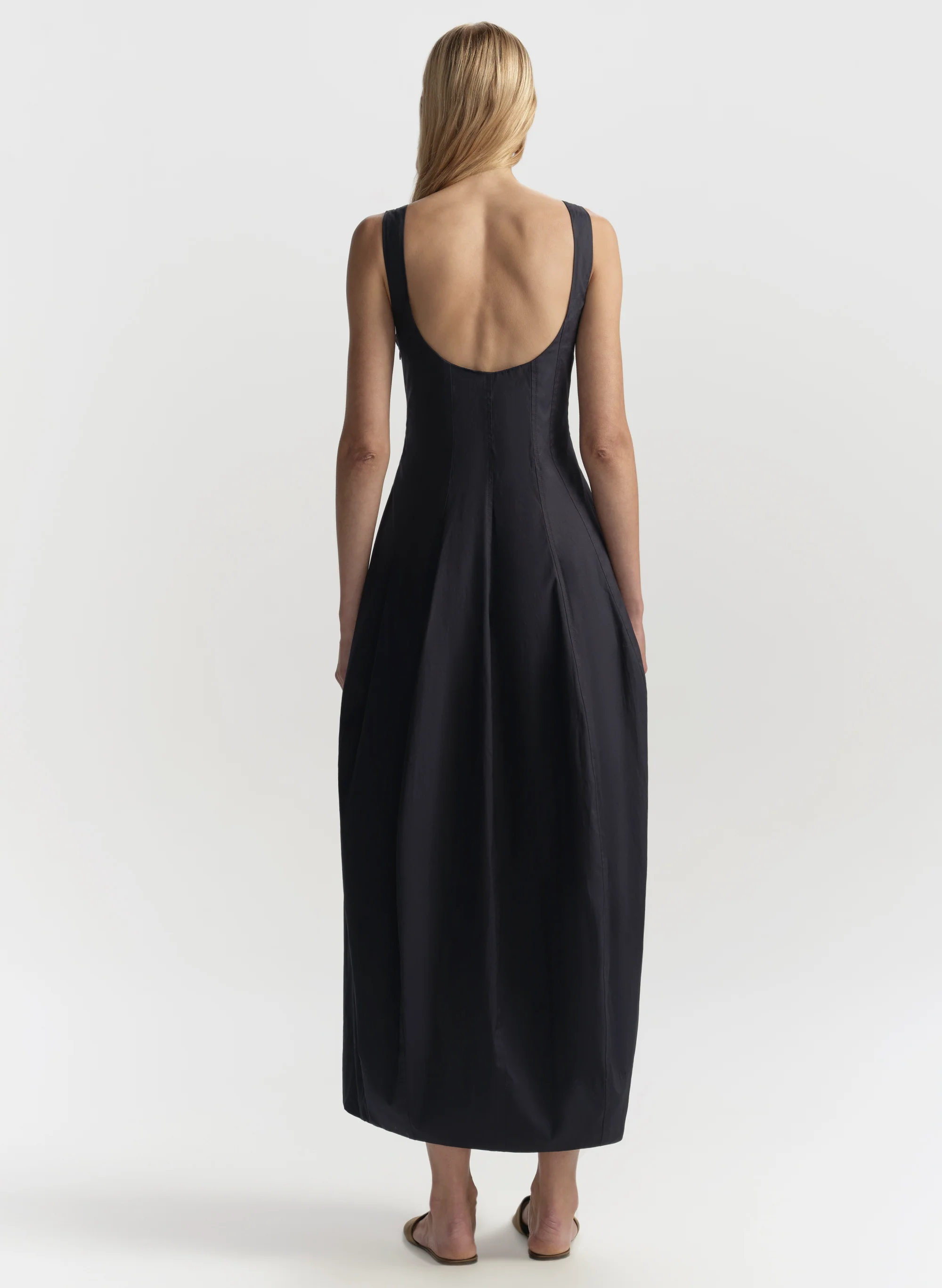 Veda Stretch Cotton Midi Dress - Image 5
