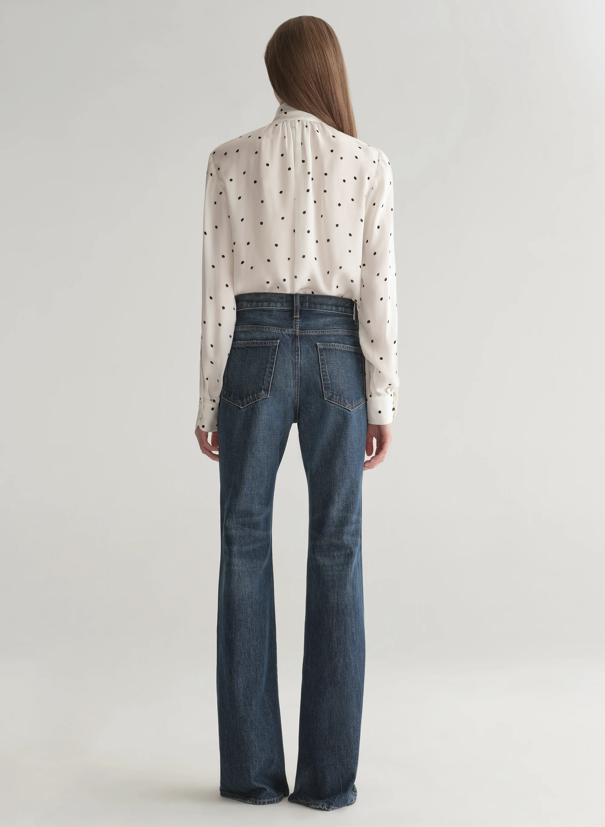 Viv Polka Dot Silk Top - Image 6