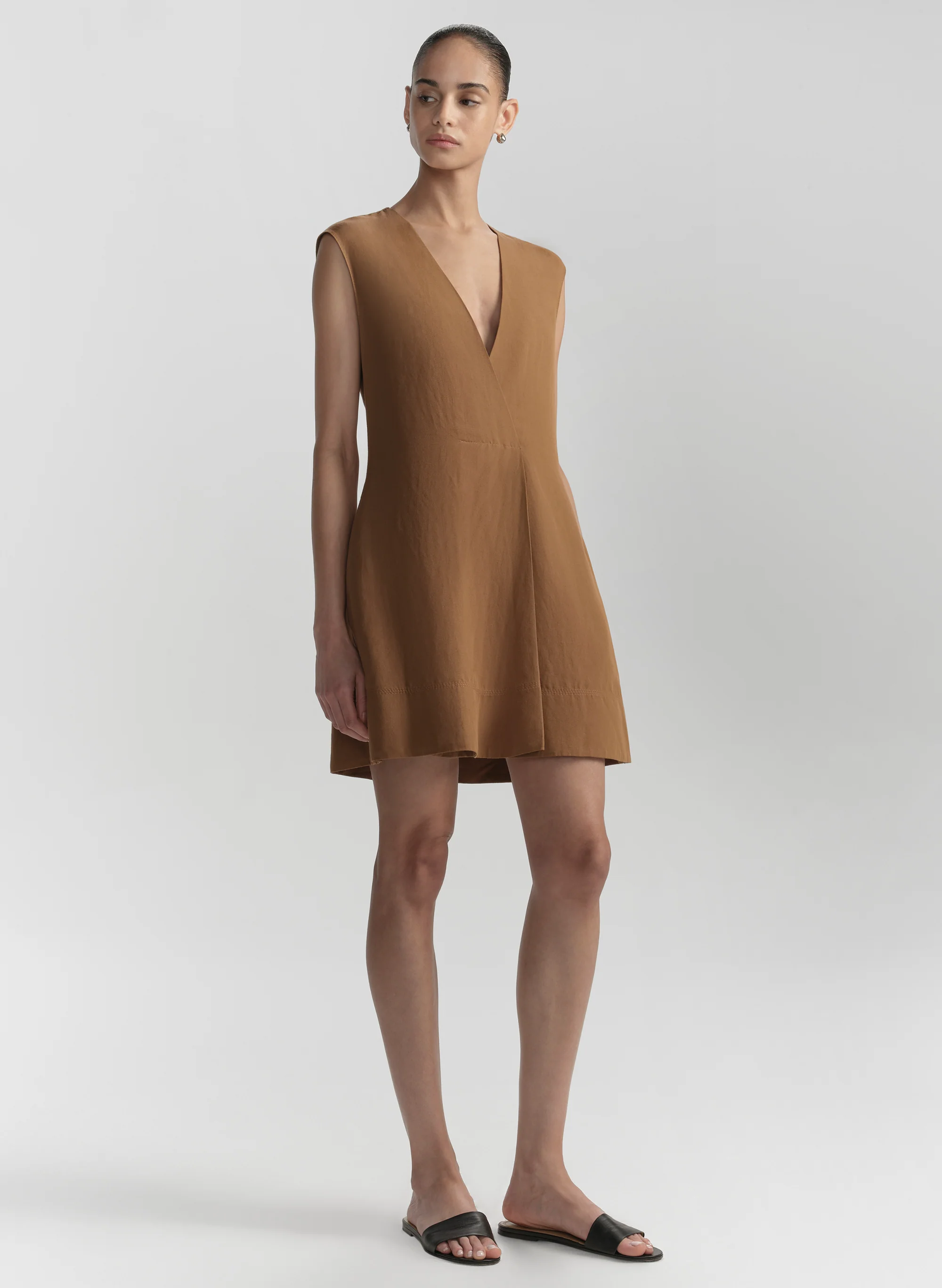 Wade Relaxed Linen Mini Dress - Image 3