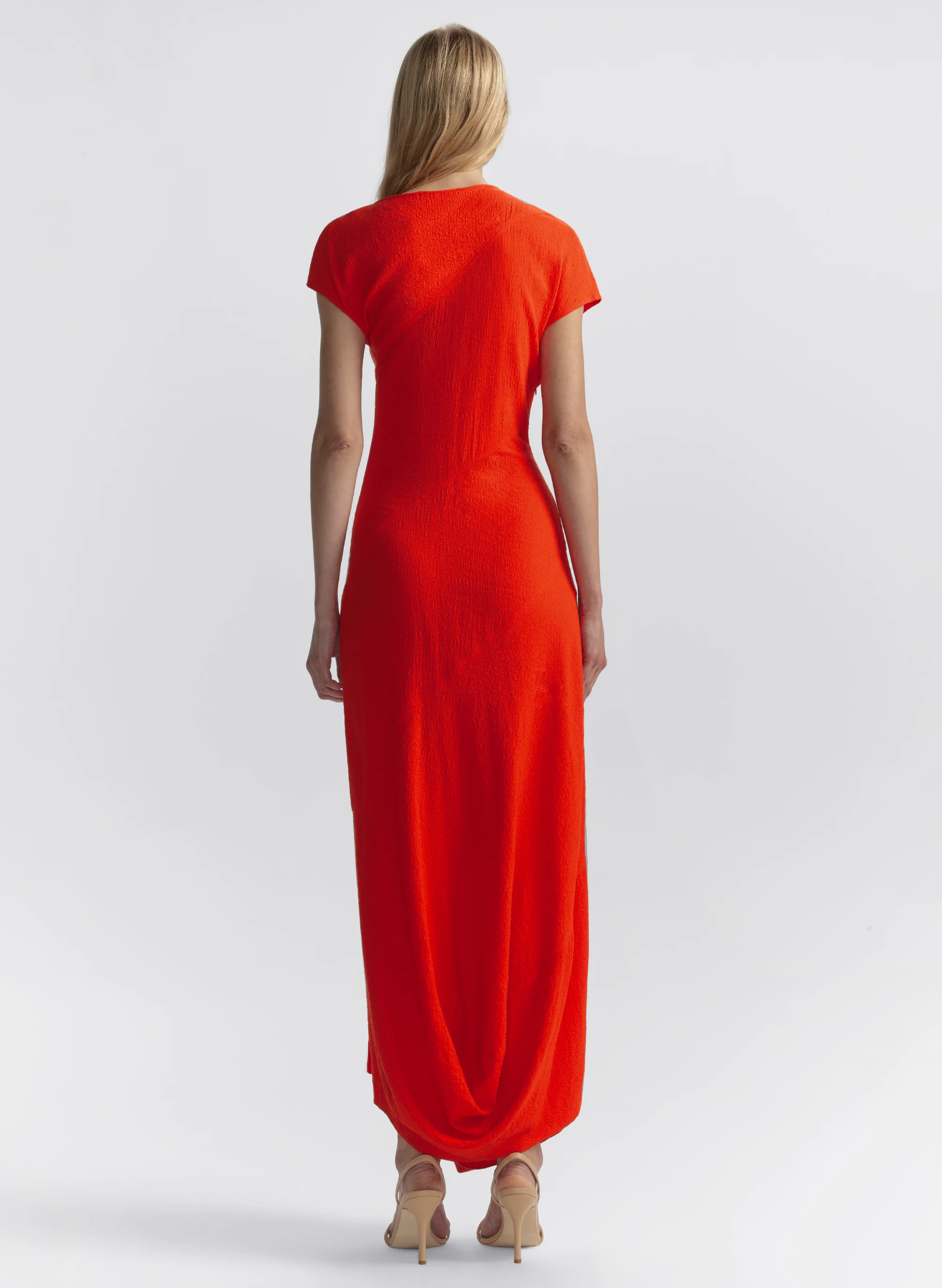 Willa Textured Crepe Midi Dress - Image 5