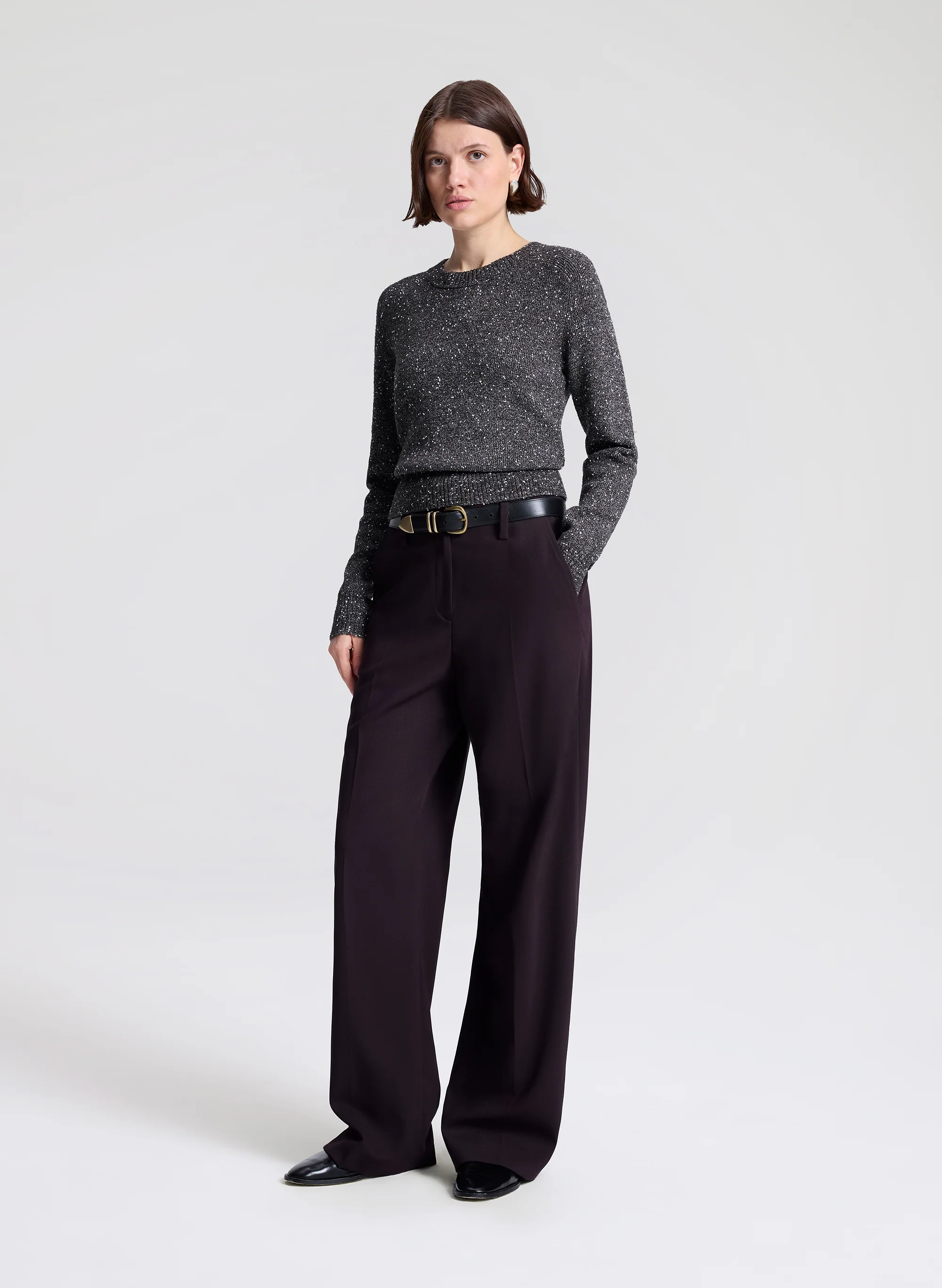 Zoe Boucle Tweed Sweater - Image 4